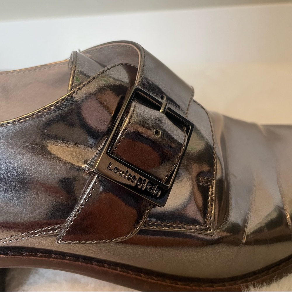 Louise et Cie "Faron" Monk Metallic Strap Shoe - Picture 10 of 11